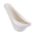 thumbnail image 3 of 1Pc Ceramic Gravy Boat Sauce Boat Milk Coffee Cup Storage Container (White), 3 of 8