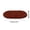 Coffee, variant on Fur Oval Bath Mat, Soft Shaggy Plush Non-Slip Highly Absorbent Quick Dry Machine Washable Bathroom Rug for Shower Tub Bedroom Entryway Living Room Home Decor, 36x24, Red
