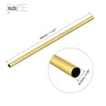 thumbnail image 2 of Uxcell Brass Tubing Seamless Straight Pipe Tube 10mm x 0.3mm x 300mm, 2 of 5