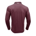 thumbnail image 4 of FYDUU Mens Polo Golf Shirts Men's Shirt Long Sleeve Classic Polo Shirts Casual Button Tee Collared Work Pullover Shirts With Pockets Pullover Classic Golf Top, 4 of 6