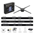 thumbnail image 6 of Hologram Projector,Led Beads Video Fan 2k 3d With - 22 3d Led Screen Display 678pcs Led Fan 2k Business Store Bars P56 3d Real-time Screen Real Time Screen Naked Eye Beads Remote 3d Naked, 6 of 6