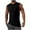 Black, variant on Posijego Big and Tall Mens Cotton Tank Tops Solid Color Casual Sleeveless Shirts Basic Undershirts S-4XL
