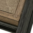 thumbnail image 5 of Weston Home Nadian Wood and Black Metal Two Drawers Sofa Table, Black, 5 of 11