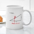 thumbnail image 3 of CafePress - Find X Math Problem Mug - 11 oz Ceramic Mug - Novelty Coffee Tea Cup, 3 of 4