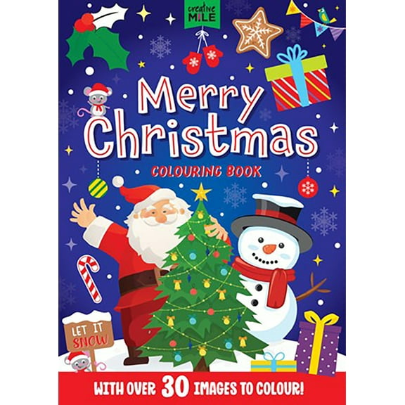 Merry Christmas Coloring Book: Colouring Book, (Paperback)