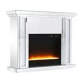 thumbnail image 5 of 47.5 in. Crystal mirrored mantle with crystal insert fireplace, 5 of 11