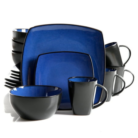 Gibson Home 16pc Stoneware Infinite Glaze Dinnerware Set