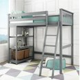 thumbnail image 1 of Bedsmart Max and Lily Lit Mezzanine Haut Format Simple avec Bibliothèque Gris, 1 of 5