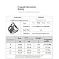 thumbnail image 2 of Yidarton New Mesh Pet Chest Strap Vest Dog Strap Reflective Dog Rope Medium And Large Dog Leash, 2 of 10