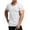 White, variant on COOFANDY Men's Muscle T Shirts Stretch Short Sleeve V Neck Bodybuilding Workout Tee Shirts