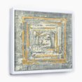 thumbnail image 1 of Glam Doré sur Tapisserie Grise II - Toile Encadrée Transitionnelle, 1 of 3