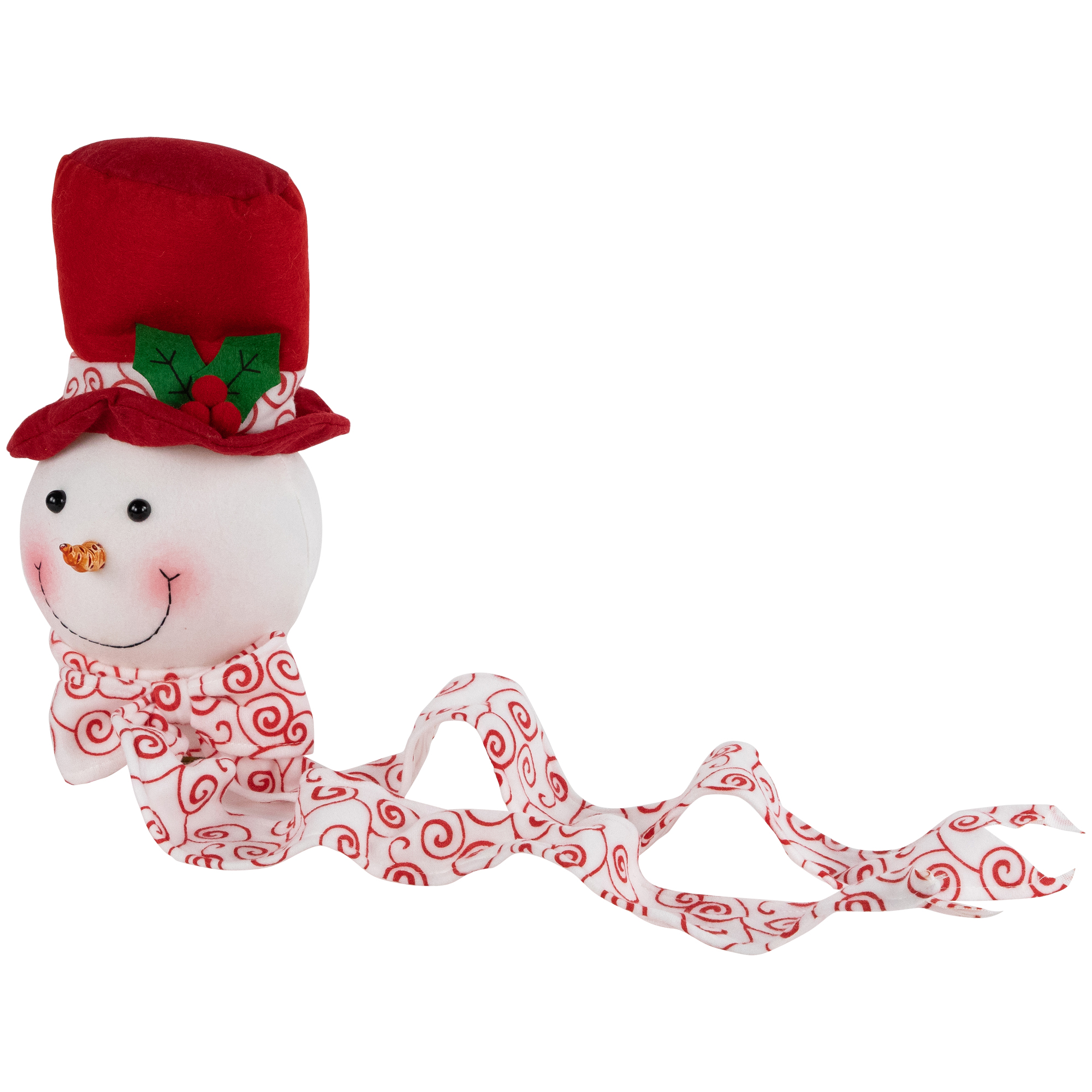Northlight Plush Snowmen in Hats Christmas Ornaments - 12.5" - Set of 3