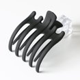 thumbnail image 1 of Pinzas en forma de garra para el cabello antideslizantes de plástico, pinzas para el cabello con garra brillante, abrazadera con dientes internos para mujeres y niñas, 1 of 5