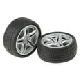 thumbnail image 1 of KLKCMS 2x Plastic Wheel Tire, Craft Accessories for DIY Robot Smart Car, Model Vehicle 48mm, 1 of 6