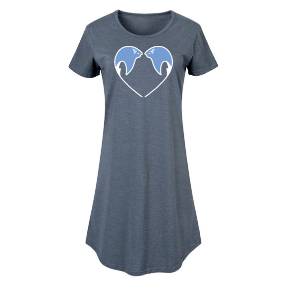Instant Message - Sting Ray Heart - Women's Any Way Dress