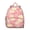 Rose-gold-1, variant on Tropical Flower and Leaves Students Backpack - Vintage Floral and Skull Design with Comfortable Dual Shoulder Support, Lightweight School Bag
