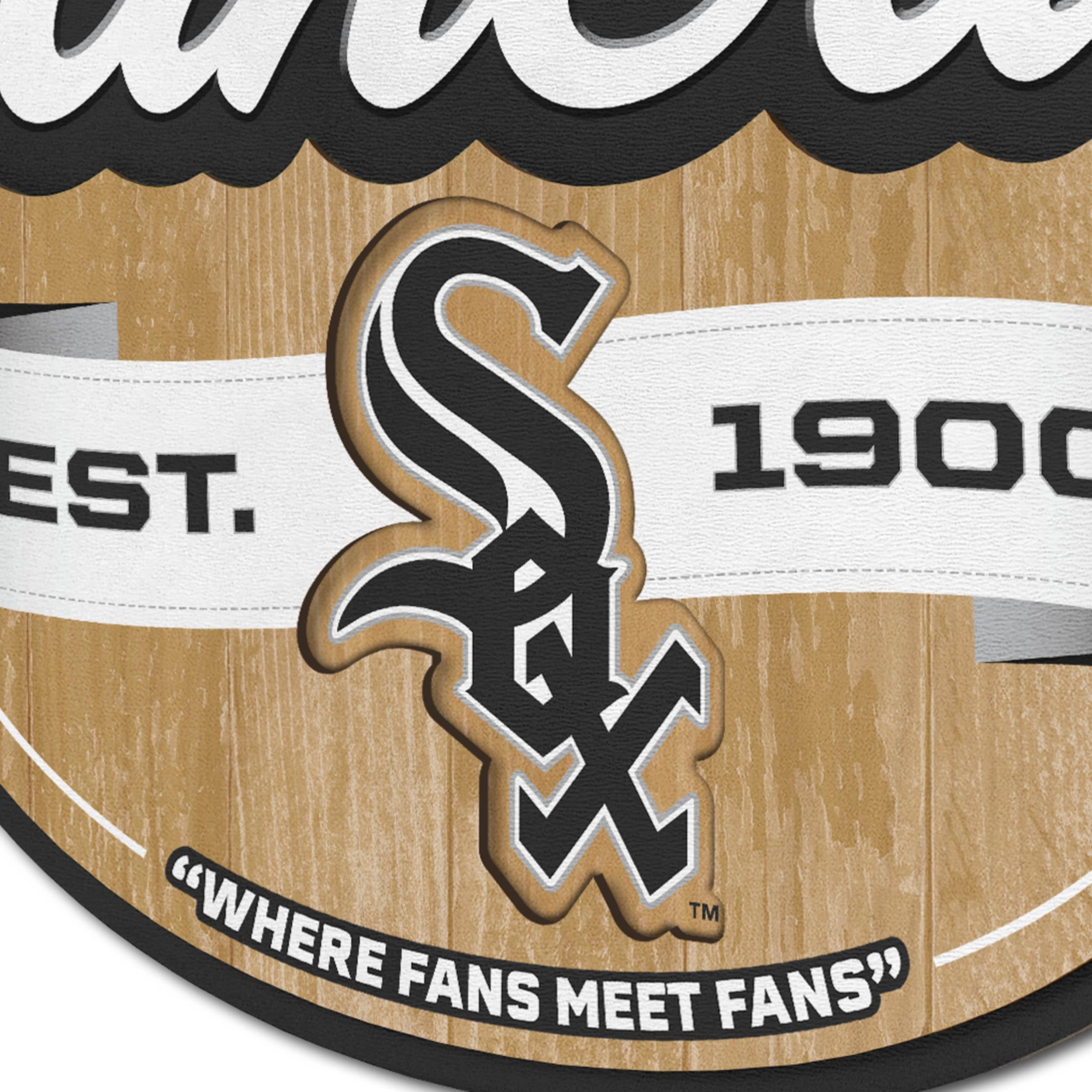 YouTheFan MLB Chicago White Sox Fan Cave Sign