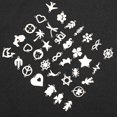 thumbnail image 4 of 36 unids/set pulsera de acero inoxidable collar decoraciones para el cabello Kit accesorios de colgantes para manualidades, 4 of 8