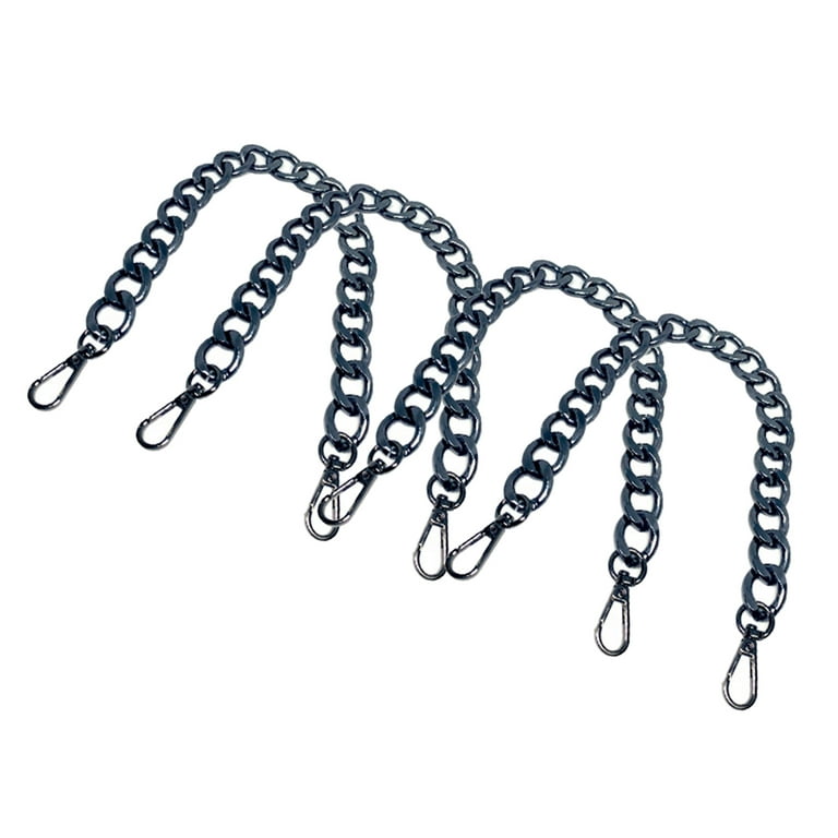 4pcs Purse Bag Chain Length Adjusting Buckle Metal Bag Strap Chain