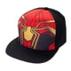 thumbnail image 1 of Gorra Beisbolera de Spiderman Marvel para Niños, Sombrero Ajustado y Gorra con Visera Plana en Rojo, 1 of 5