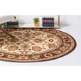 thumbnail image 3 of Rugs.com Aditi Collection Rug – 7' 10 Round Cream Low Rug Perfect For Kitchens, Dining Rooms, 3 of 9