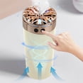 thumbnail image 1 of Humidificador de aromaterapia silencioso con luz ambiental fría, niebla de 2 velocidades, apagado automático, alimentado por USB, 15,2x7x7cm, negro, para uso doméstico y automóvil, atomización, 1 of 7