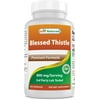 Best Naturals Blessed Thistle Breastfeeding Lactation Capsules - 800mg/Serving - 250 Count