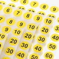 thumbnail image 2 of 100 Sheets Number Stickers Classification Digital Labels Number Stickers Dot Number Decal, 2 of 8