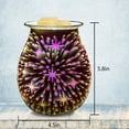 thumbnail image 6 of Morttic 3D Glass Electric Wax Melt Warmer Wax Burner Melter Fragrance Warmer for Home Office Bedroom Living Room Gifts & Decor (3d Stars), 6 of 13