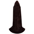 thumbnail image 2 of Disfraz de cosplay de Halloween con capa de terciopelo VGLOOK con capucha, 2 of 3