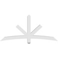 thumbnail image 4 of 72"W x 33"H x 4"D x 4"F, 11/12 Pitch, Alberta Architectural Grade PVC Gable Bracket, 4 of 8