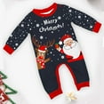 thumbnail image 3 of Onlypjs Matching Family Christmas Pajamas Set – Festive Holiday Sleepwear for Women, Men & Couples – Cozy Santa & Reindeer Print, 3 of 6