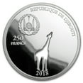 thumbnail image 2 of 2018 Djibouti 1 oz Silver Shapes of Africa (Giraffe), 2 of 5