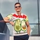 thumbnail image 4 of Fotbe Avocado Lovers Wearing Umbrella Camiseta Polo de Golf para Hombre con Estampado – Camisa Deportiva Transpirable con Cuello Abotonado-Medium, 4 of 6