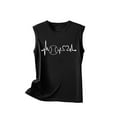thumbnail image 3 of GaThRRgYP Going Out Tops for Women,Womens Tops Summer,Womens Tank Tops Independence Day Graphic Tank Tops Summer Loose Tanks Music Vacation Tank Black XL, 3 of 4