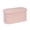 Pink, variant on PINPLUS Storage Ottoman Bench Tufted Oval Ottoman Bench Foot Rest Velvet Bench with Storage 30" Darkgrey