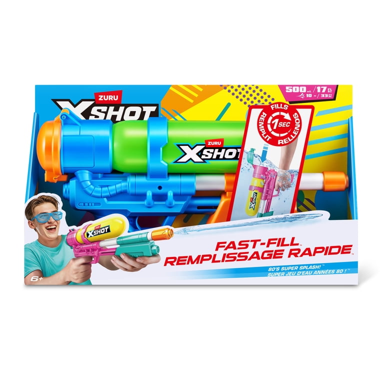 スーパーフラッシュガン XSHOT Water Fast Fill (33ft & 500ml) 80s Super Splash Green