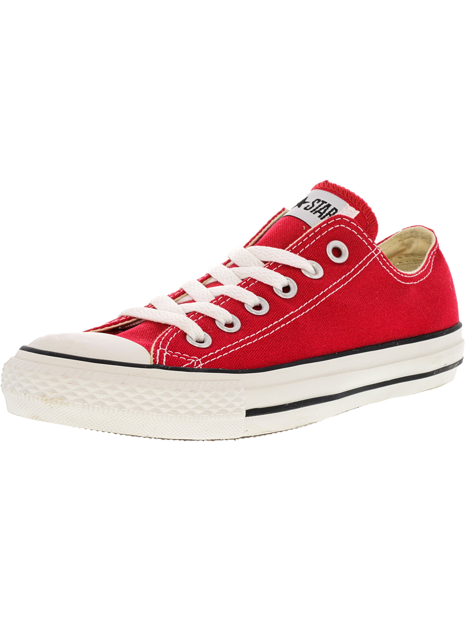 Regnskab solid Produktion Converse Chuck Taylor All Star Ox Red Ankle-High Fashion Sneaker - 13M /  11M - Walmart.com