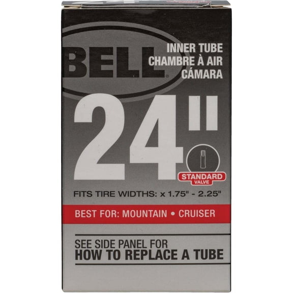 Bell Standard Schrader Replacement Bicycle Inner Tube, 24" x 1.75-2.25"