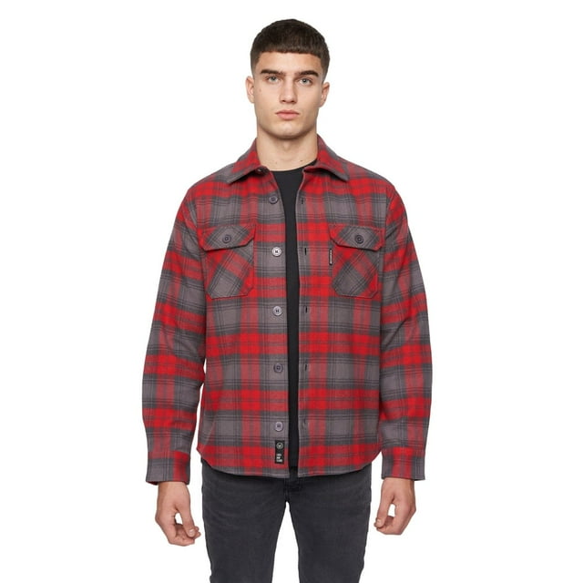 Duck and Cover Mens Willington Checked Overshirt