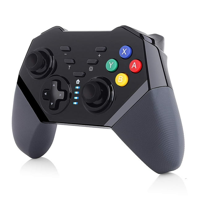 Wireless Controller For Nintendo Switch, Bluetooth Pro Controller With Rechargeable Battery, Dual Shock And Turbo Functions, Gamepad With 6-Axis Gyroscope Compatible With Nintendo Switch / Lite