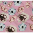 thumbnail image 4 of oneOone Cotton Poplin Twill Light Pink Fabric Flower Watercolor Sewing Fabric By The Yard Printed Diy Clothing Sewing Supplies 56 Inch Wide, 4 of 4