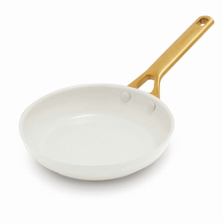 GreenPan 8" Reserve Pro Ceramic Nonstick Fry Pan, Hard Anodized, Oven Safe, Dishwasher Safe, Cream