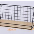 thumbnail image 2 of Ounissouiy Estante de pared sin agujeros Estante de almacenamiento retro Estantes flotantes montados en la pared Estante de metal rústico Almacenamiento y organización del hogar No.1 Ounissouiy HA025229-01, 2 of 2