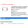 thumbnail image 2 of A/C Condenser Fan Shroud - Compatible with 1964 - 1967 Chevy Chevelle 1965 1966, 2 of 2