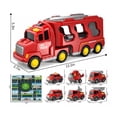thumbnail image 4 of Vehículo De Juguete De Bomberos 7 En 1 Con Juego De Mapas ROJO, 4 of 5