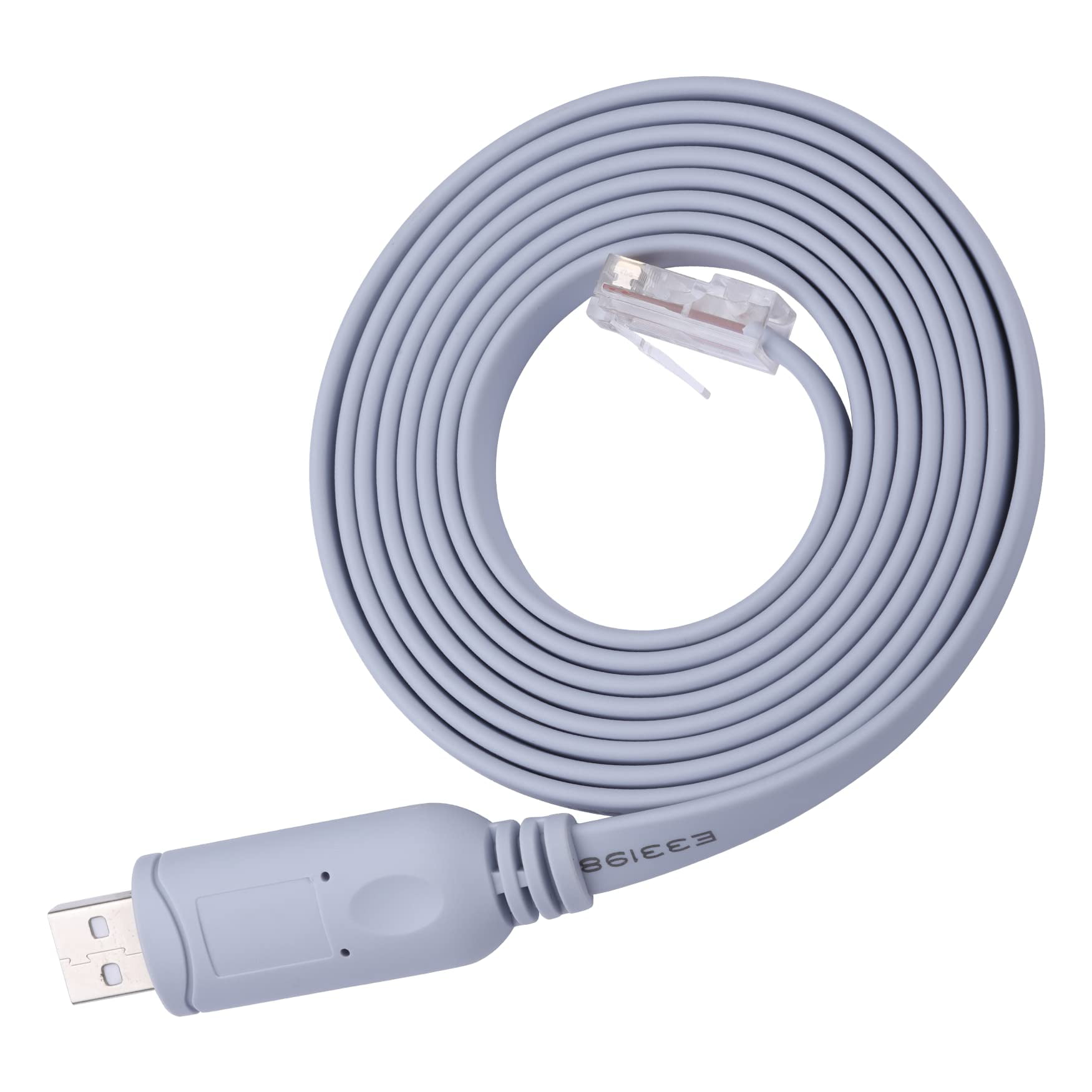 pianist Lave jurist Console Cable,Cisco Console Cable,USB Console Cable with FTDI Chip,USB to  RJ45 Serial Adapter Compatible with Cisco,HP,NETGEAR,Huawei,Routers/Switches  for Laptop in Linux,Windows, Mac (6FT) - Walmart.com