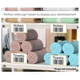thumbnail image 5 of 24 Pack Shelf Sign Holder Clear Acrylic 5" x 3" Display Frame for Product Information Inventory UPC Labels Footwear Sporting Goods and Department Stores Brand Boutiques, 5 of 8