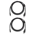 thumbnail image 1 of 2X Camera USB Data Cable Cord Lead for D7000 D700 D300S D3100 -E4,2 x Camera Data Cable (Non-),Black, 1 of 8