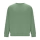 thumbnail image 3 of Ceisia Mens Long Sleeve Pullover Loose Sweater Waffle Knit Round Neck Lounge Loose Type Mint Green M Gift, 3 of 6